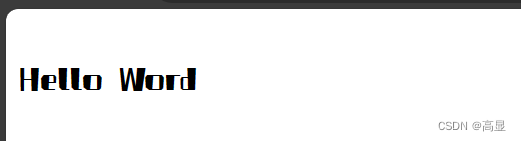 Custom font