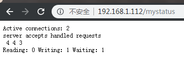 Nginx stub status output