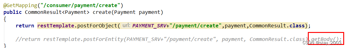 getForEntity example