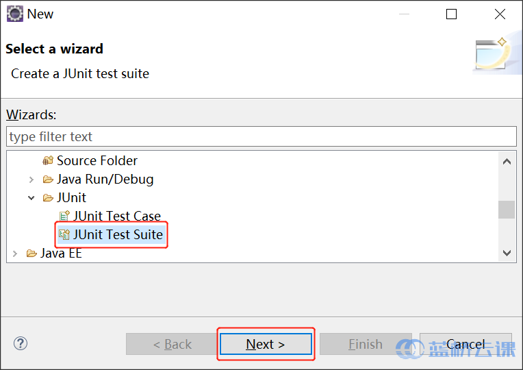 Select JUnit Test Suite