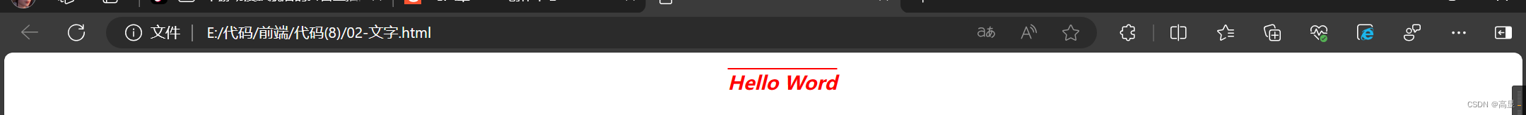 Fonts example