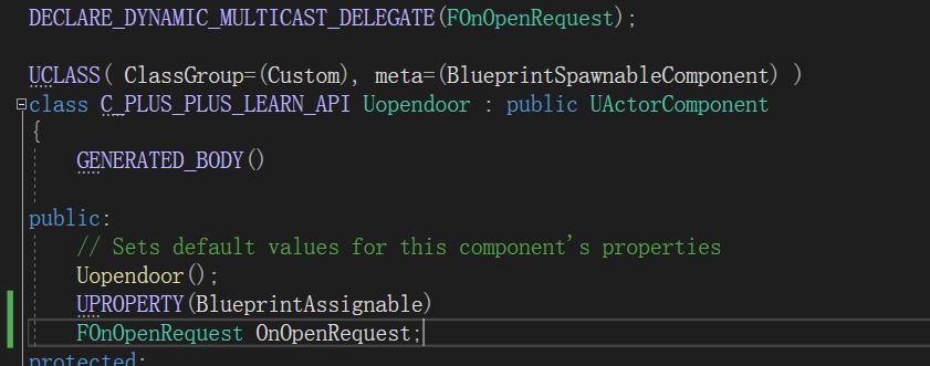Declaring delegate with BlueprintAssignable