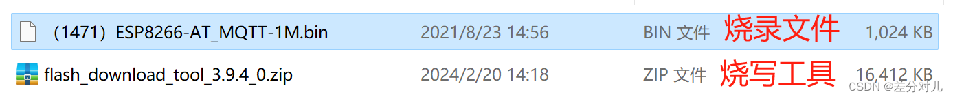 Figure 10: Flashing files and tools