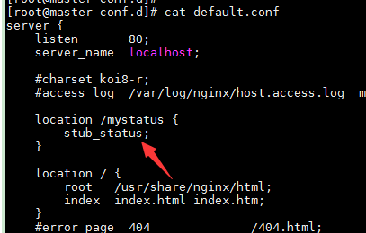 Nginx configuration screenshot