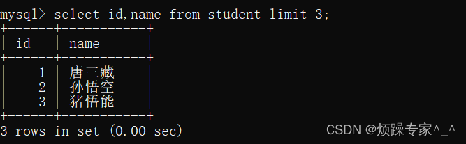 Pagination example